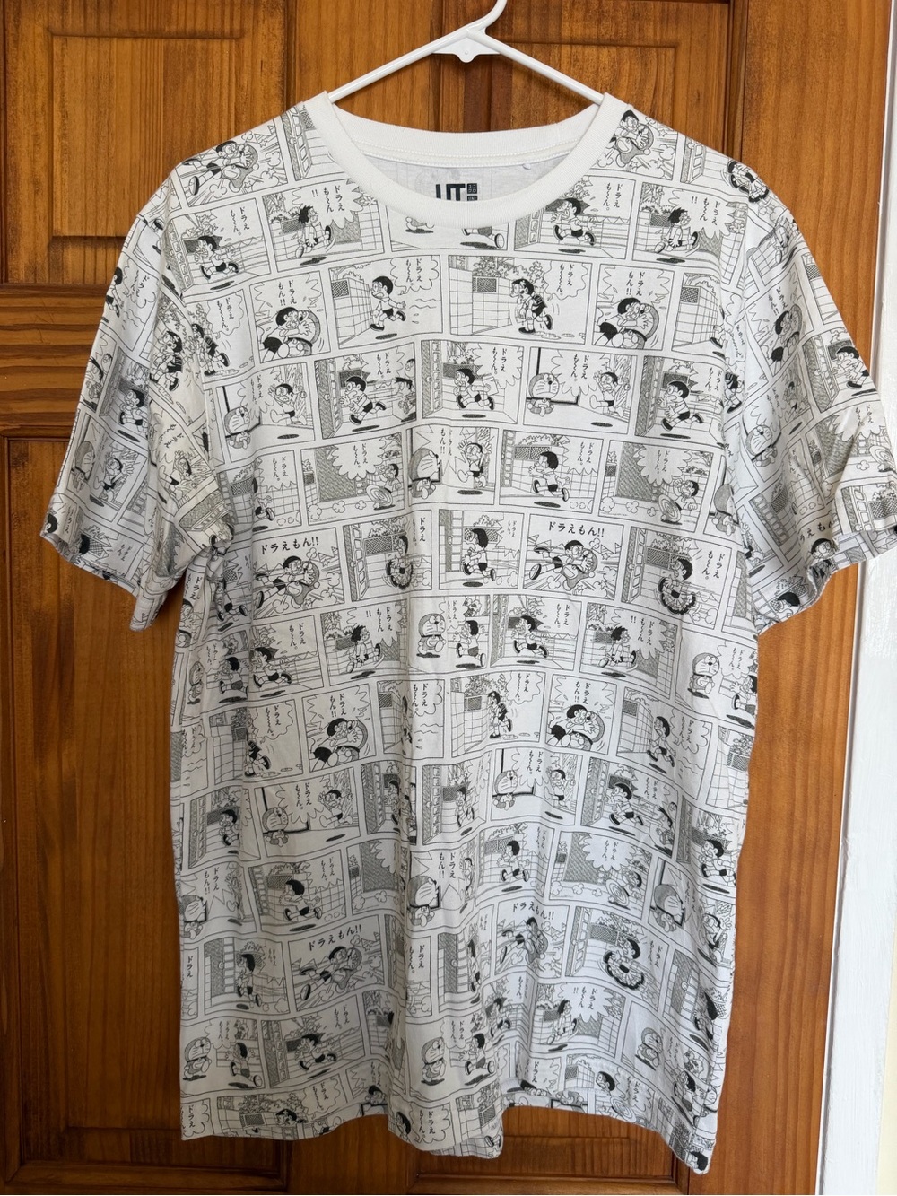 Uniqlo Graphic UT x Doraemon Manga Panel All Over Print T-Shirts